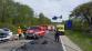 280424-Vážná dopravní nehoda tří osobních vozidel na silnici č. 3 na obchvatu Votic v okrese Benešov