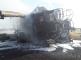 Čtyři jednotky hasičů likvidovaly požár kombajnu u Hurtovy Lhoty.