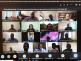 Online výcvik pro Afriku_pohled na obrazovku počítače, kde jsou vidět připojení účastnící z celého světa