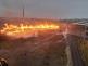 040-Požár hromady uskladněného dřeva v bývalém areálu Poldi Kladno