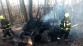 003-Požár traktoru v lese u obce Šípy na Rakovnicku