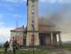 2 Požár kostela, Mirovice - 31. 3. 2015 (3)