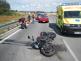 Dopravní nehoda OA a motorka, Horusice - 23. 7. 2017 (2)