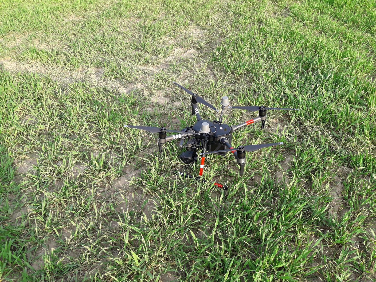 zapojení drona do zásahu v Tuhani
