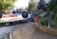 110-Následky dopravní nehody dvou osobních automobilů v Benešově