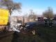 018-Požár traktoru po technické závadě u Vrchotic na Sedlčansku