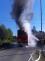 110-Požár návěsu nákladní soupravy na průjezdu Dobřichovicemi v okrese Praha-západ
