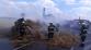 175-Požár sena na automobilovém přívěsu u Velké Dobré na Kladensku