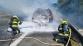 194-Požár osobního automobilu na dálnici D6 u Velké Dobré na Kladensku