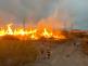 297-Rozsáhlý požár hromady uskladněného dřeva v bývalém areálu Poldi Kladno
