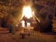 326-Požár rekreační chaty v Třebenicích u Slapské přehrady