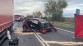 333-Tragická nehoda kamionu a osobního auta na silnici č. 7 u Třebíze na Kladensku