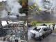 339-Požár osobního automobilu na výjezdu z Medonos směrem do Mělníka