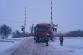 360-Zaseknutý kamion na železničním přejezdu mezi Drchkovem a Dřínovem na Kladensku