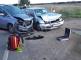 Polenští profesionální hasiči zasahovali u dopravní nehody dvou osobních vozidel na komunikaci spojující Dobronín a Štoky.