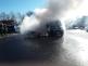 Požár osobního automobilu v Jirkově