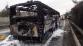 012-Požár vraku autobusu na dálnici D5 u Loděnice na Berounsku