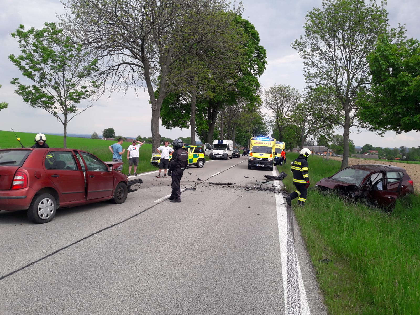 Dopravní nehoda 2 OA, Kardašova Řečice - 26. 5. 2019 (2).jpg