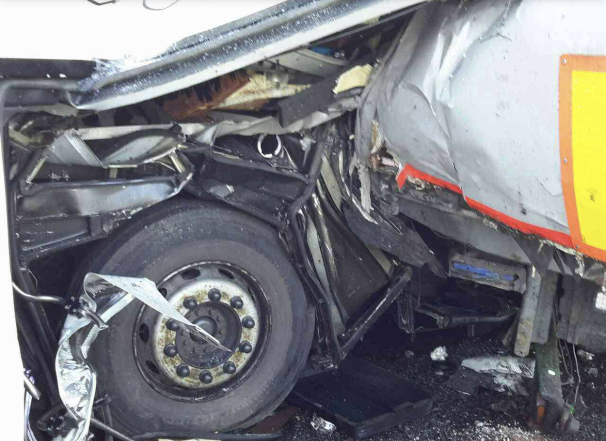 vazna nehoda autobusu a nakladniho vozidla Litovel Hanovice