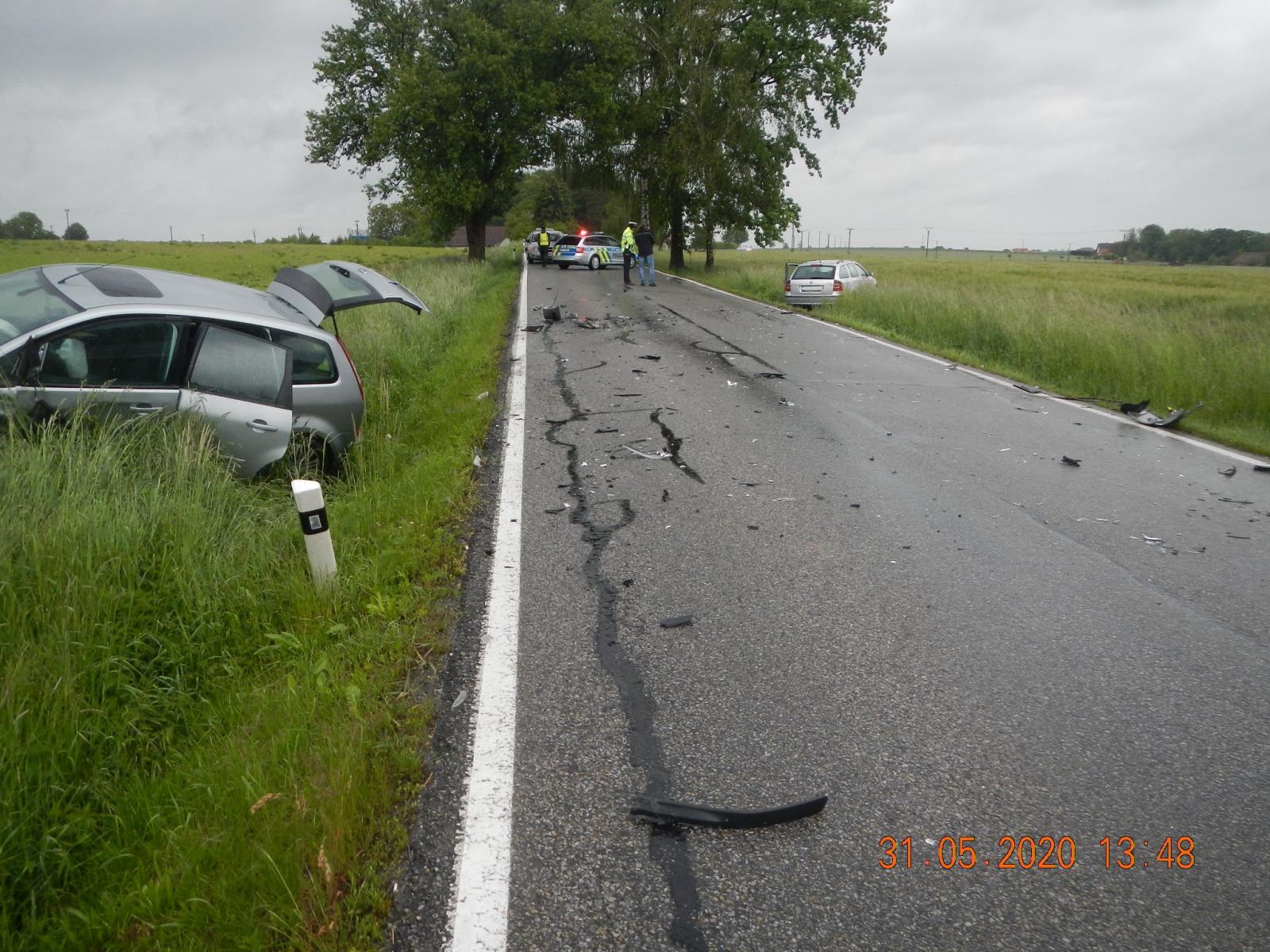 Dopravní nehoda 2 OA, Ohrazení - 31. 5. 2020 (3).JPG