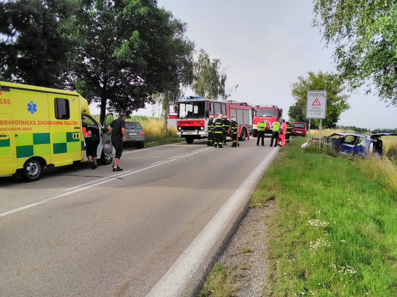 Dopravní nehoda 2 OA, Strmilov - 13. 7. 2021 (2).jpg