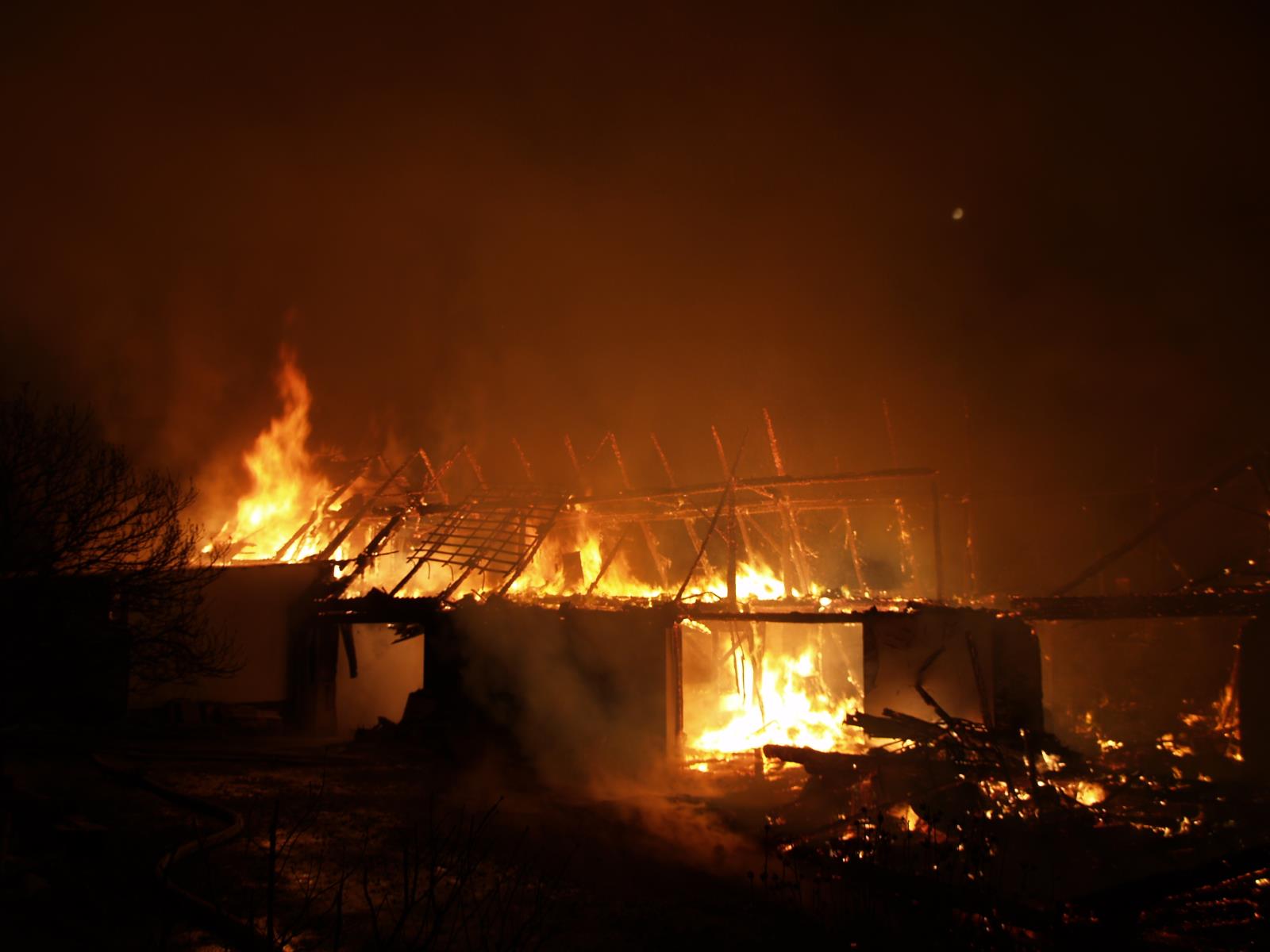 Požár v Lovětíně