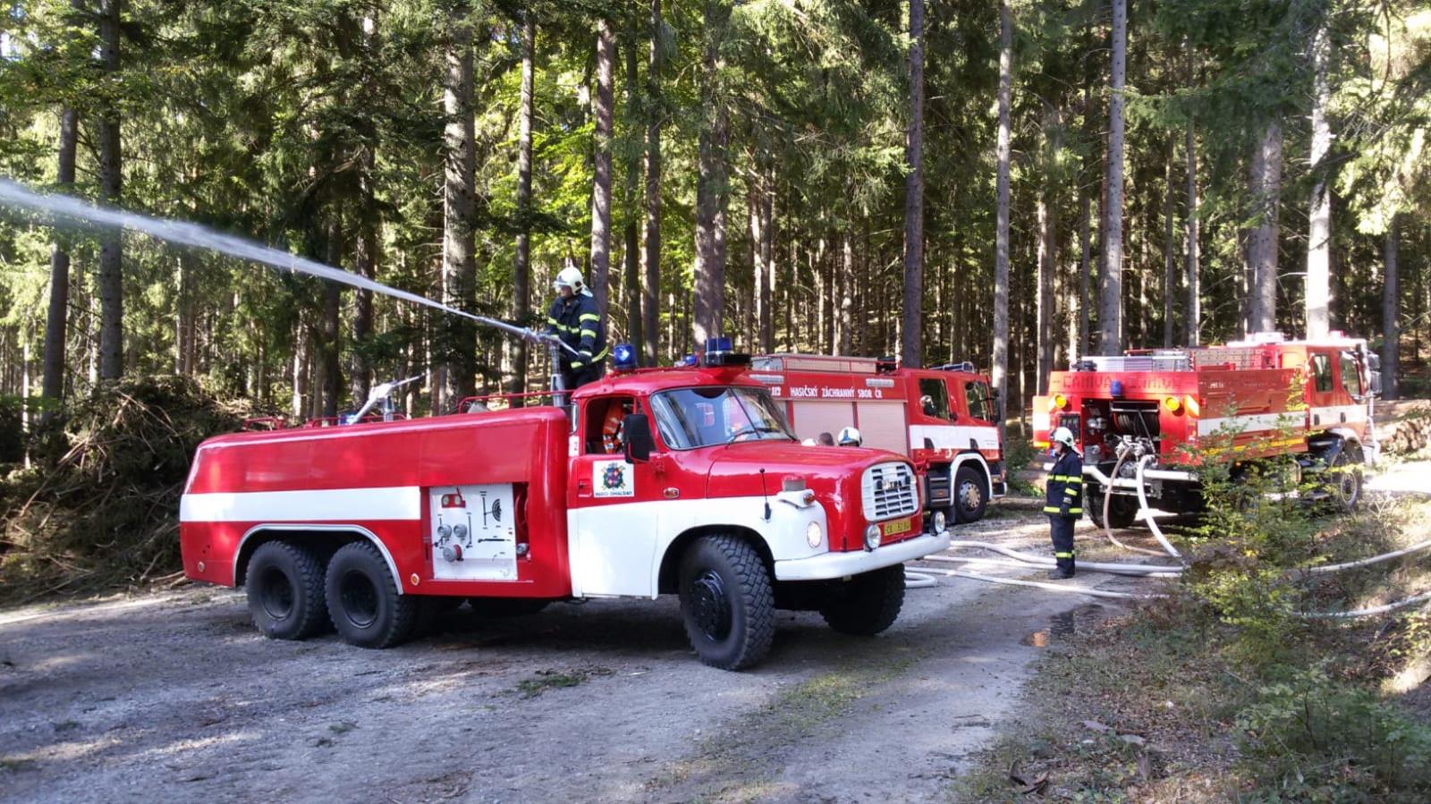 Cvičení - požár lesa, Chvalšiny - 4. 10. 2018 (5).jpg