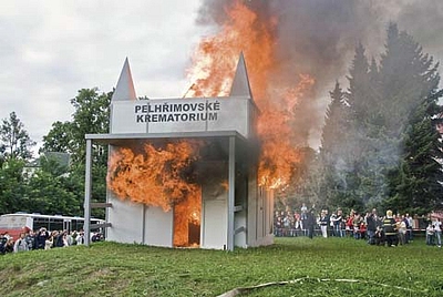 Požár pelhřimovského krematoria