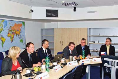 Česká delegace na jednání představitelů civilní ochrany zemí Visegrádské čtyřky