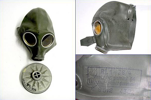 Německá ochranná civilní maska VM-37