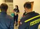 Školení hasičů do mobilních odběrových týmů_školitelka ZZMV a 3 hasiči