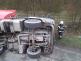 dopravní nehoda nákladního vozidla Štěpánov2 20.4.2021