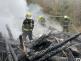 018-Požár roubené chaty v rekreační oblasti u obce Psáry nedaleko Prahy