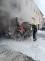 Požár nákladního auta Chomutov (1)