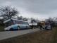Dopravní nehoda 2 OA a bus, Netěchovice - 23. 2. 2017 (1)