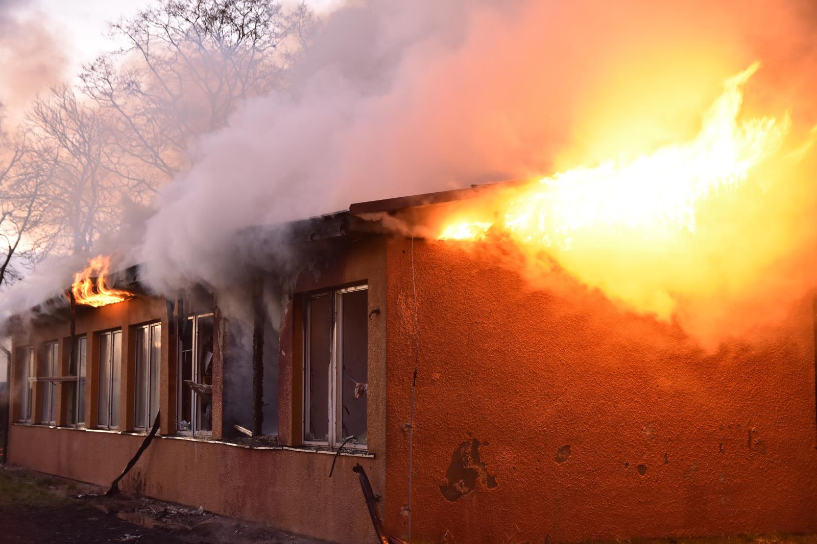 požár ubytovny v České Lípě