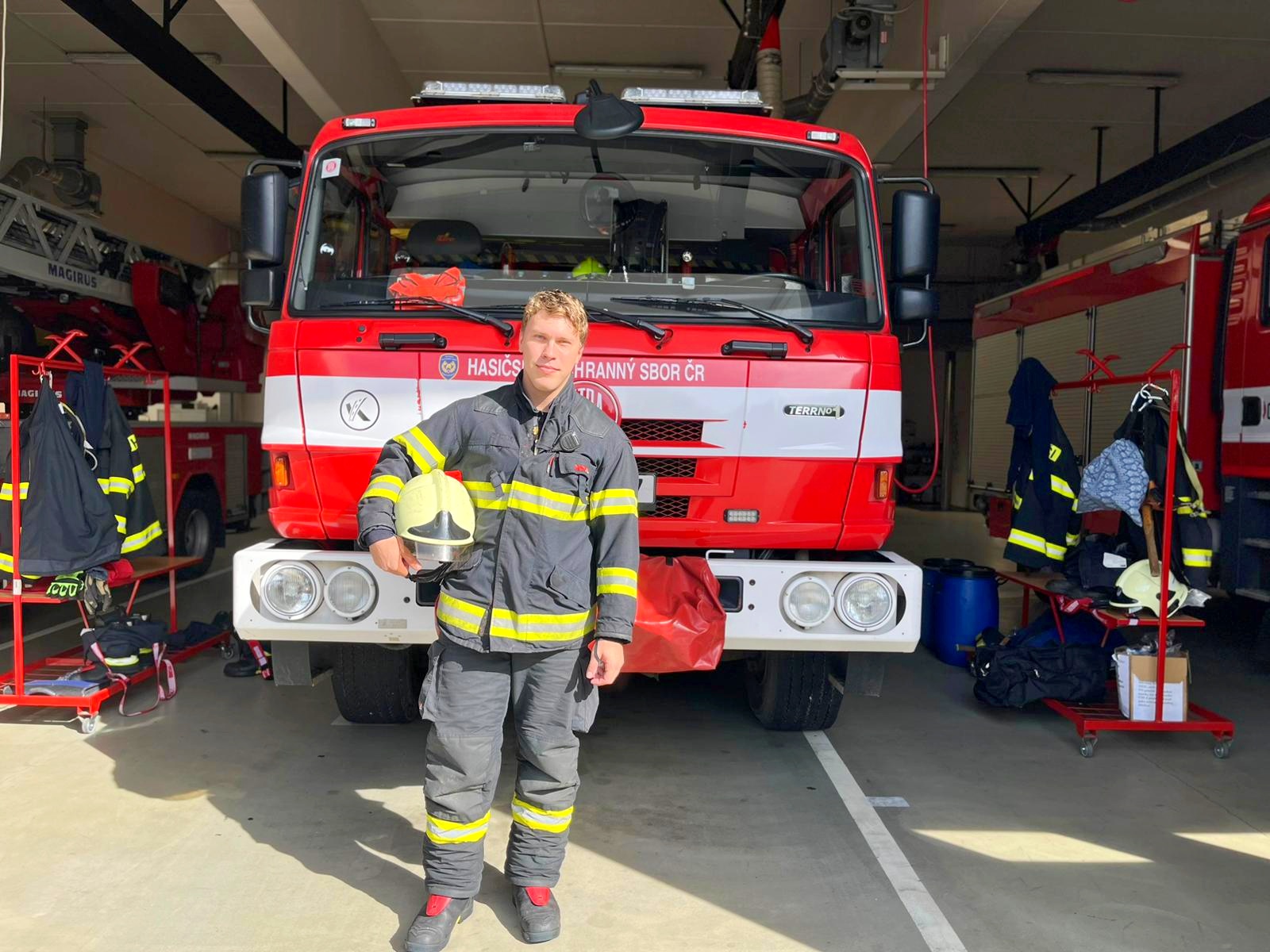 Českolipský profesionální hasič Josef Capouch slouží v HZS LK pátým rokem
