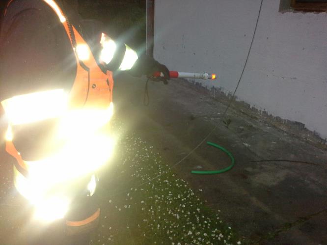 Spadlé elektrické dráty odstraňovali hasiči na Přeloučsku