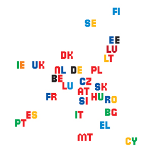 EU mapa