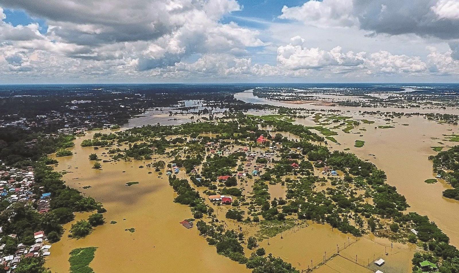 Mekong-povodně (Zdroj: UCA news)