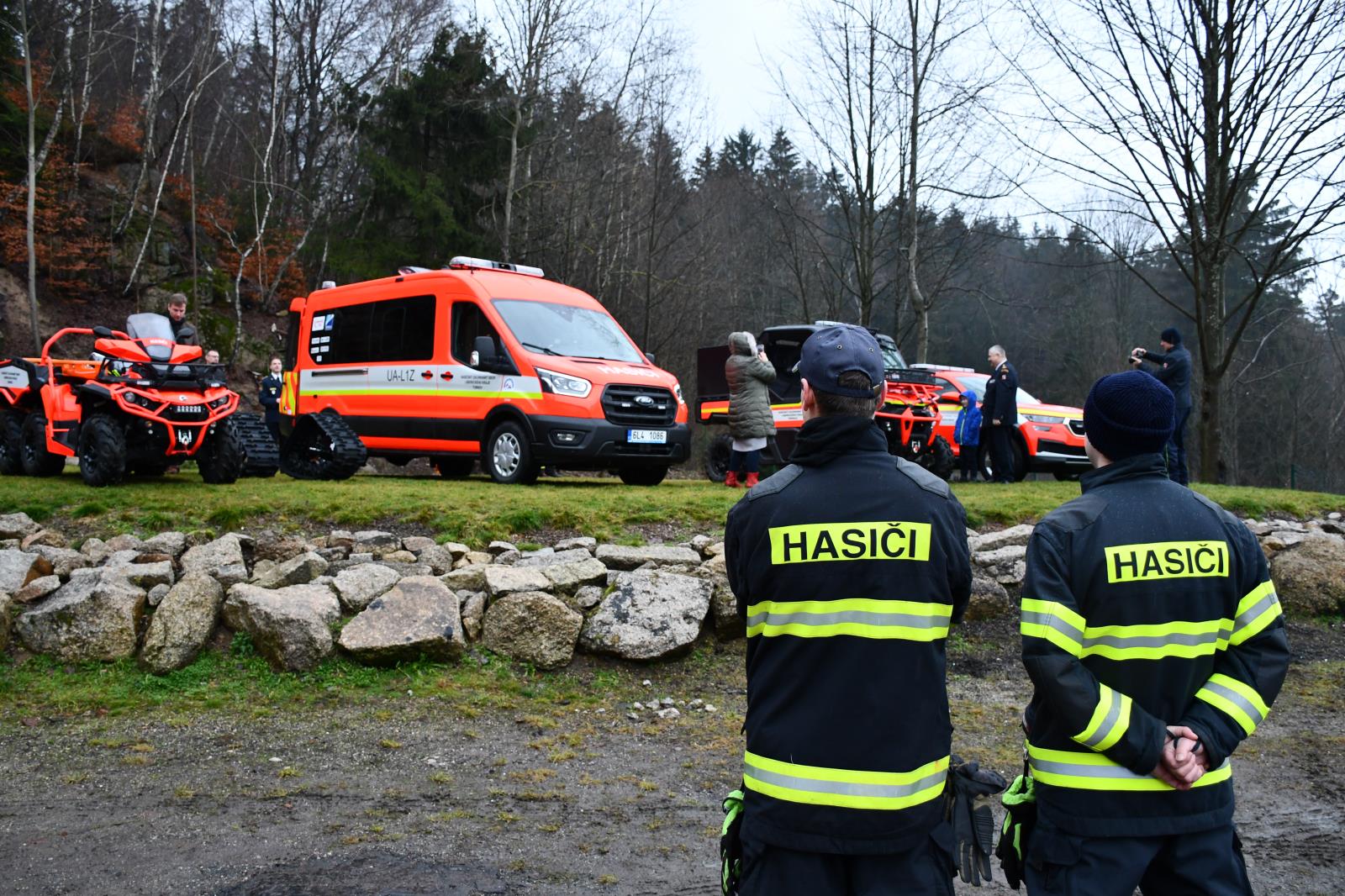 Představení nově pořízené hasičské techniky ve Smržovce