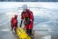 výcvik hasičů na zamrzlé přehradě (7)