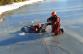 005-Výcvik vlašimských hasičů na zamrzlém rybníku