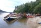 078-Zajištění potopenáho hausbótu v Orlické přehradě u Vystrkova
