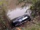 171-Záchrana osoby z vozidla částečně potopeného v Sázavě u obce Žampach