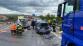 040 - Hromadná dopravní nehoda uzavřela most v Mělníce