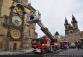 PHA_Cvičný požár ve věži Staroměstské radnice v Praze 