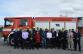 The delegation DNBC has visited the Fire protection and training centre in Brno_a joint photo in front of fire truck (2)
